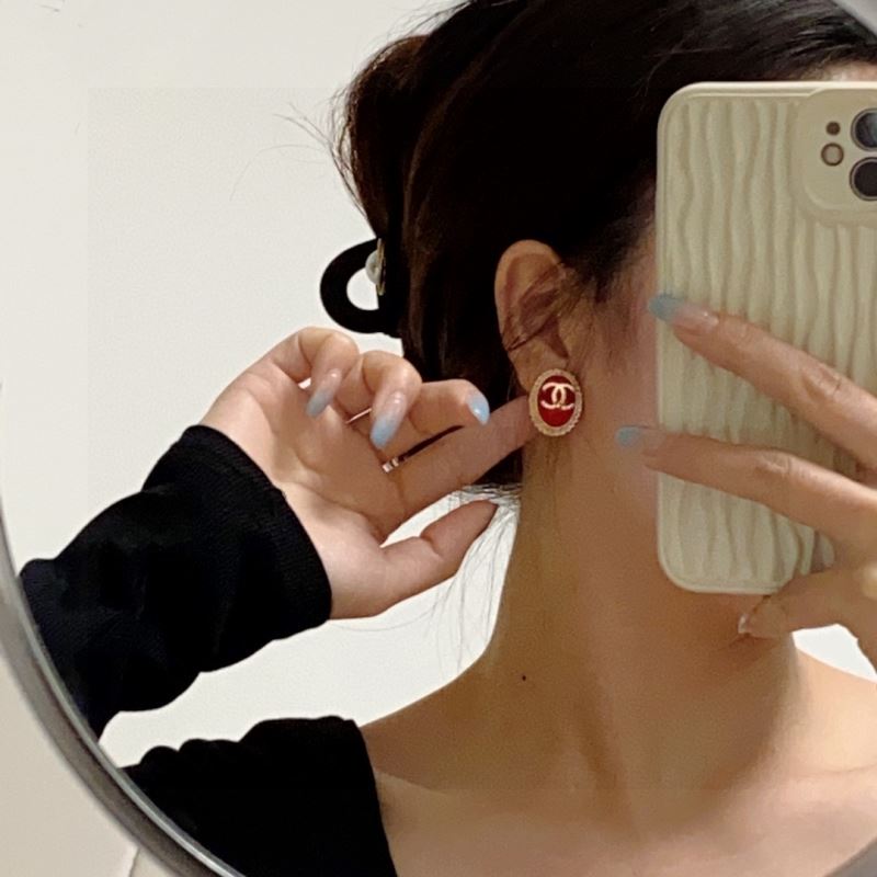 Ch*el earrings